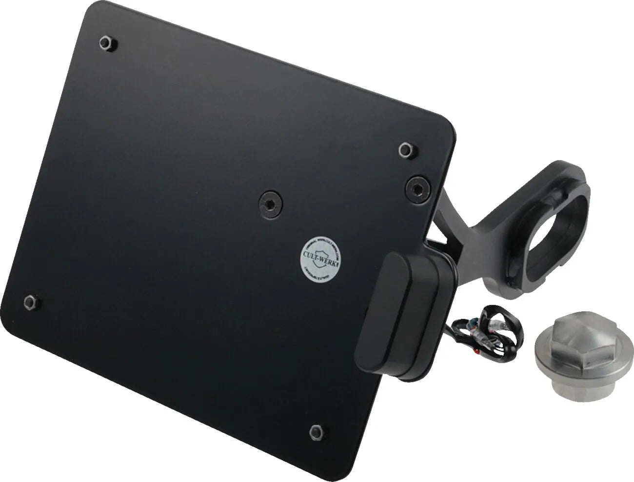 Cult Werk License Plate Holder With Led Light