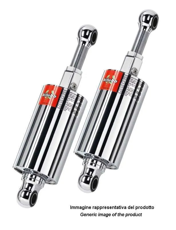 Bitubo Hmg Chrome Standard Shocks For Harley-davidson