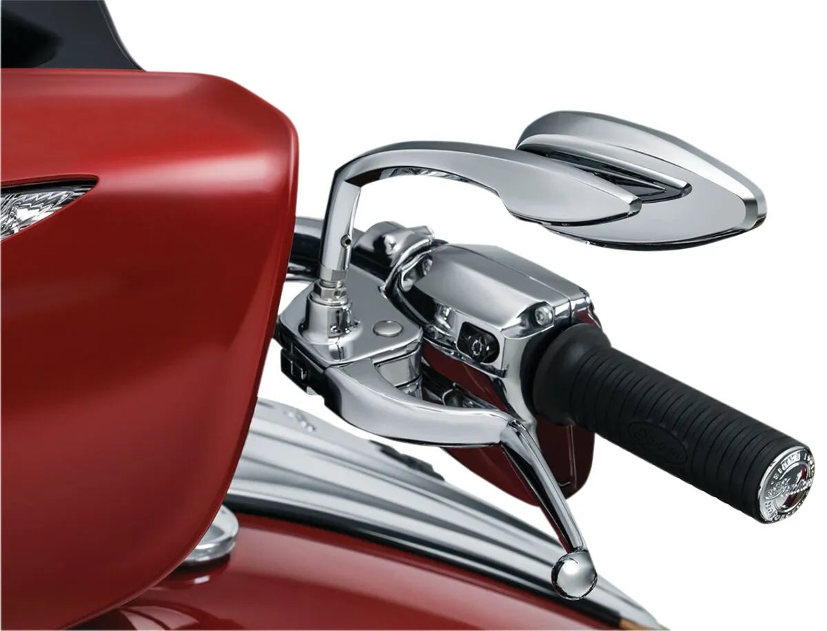 Kuryakyn Teardrop Mirrors - Enhanced Visibility