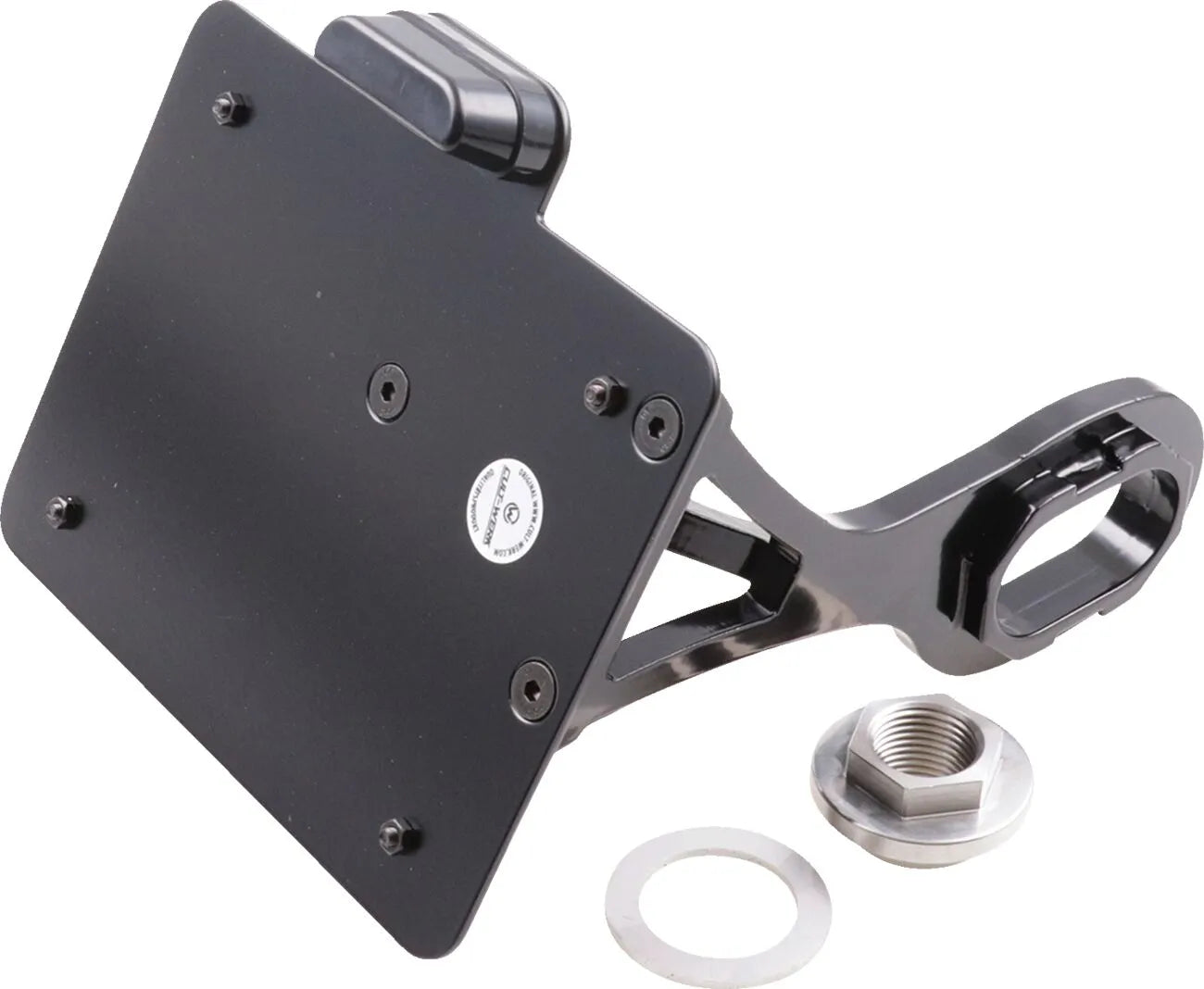 Cult Werk License Plate Holder - Black Steel
