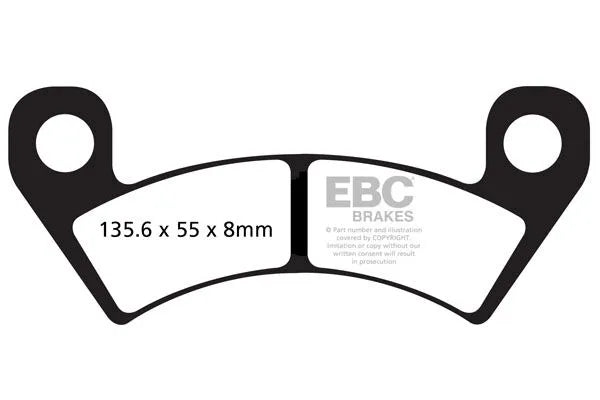 Ebc R Series Heavy Duty Sintered Brake Pads