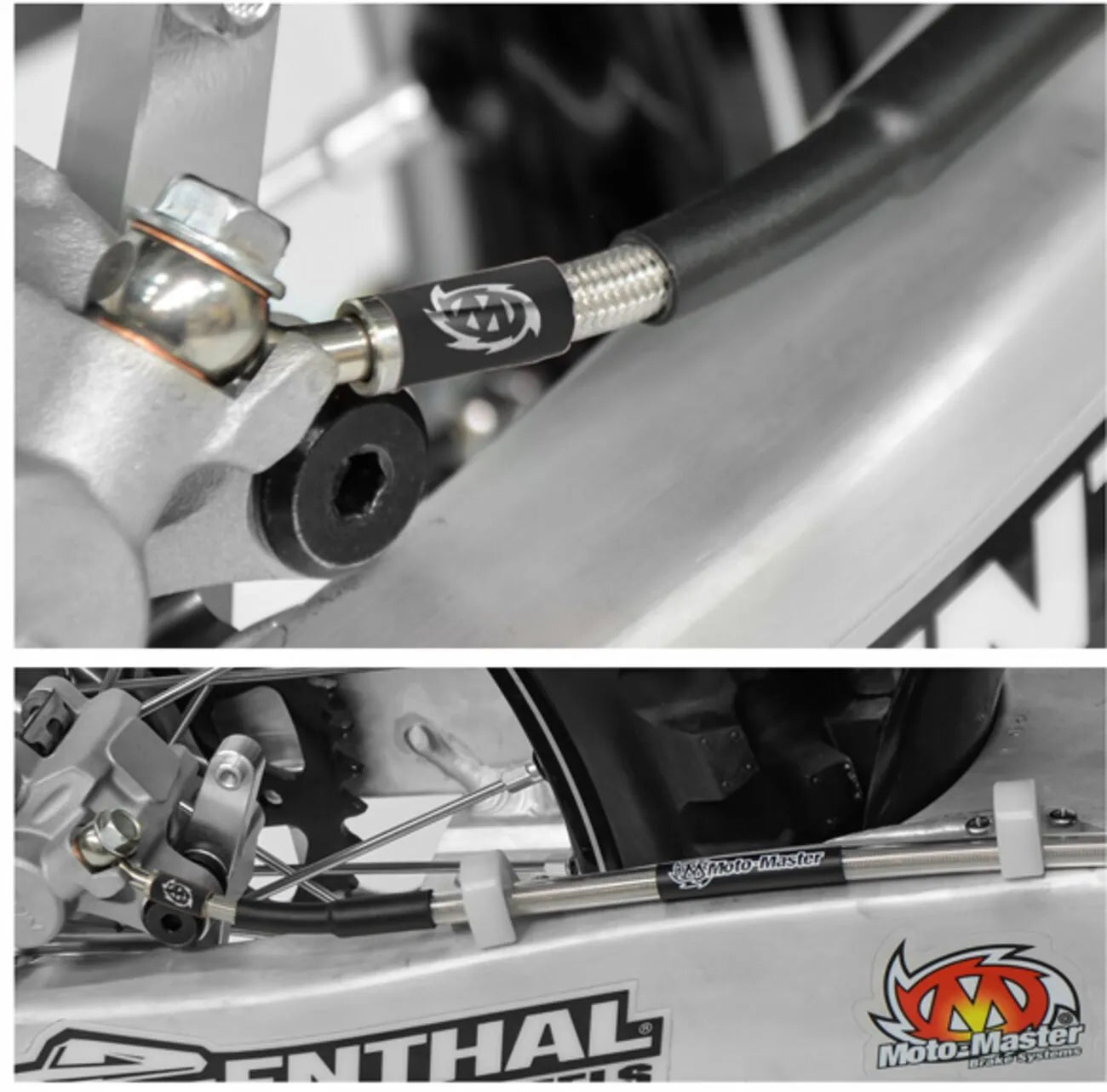Moto-master Brake Line For Rear Mounting Position