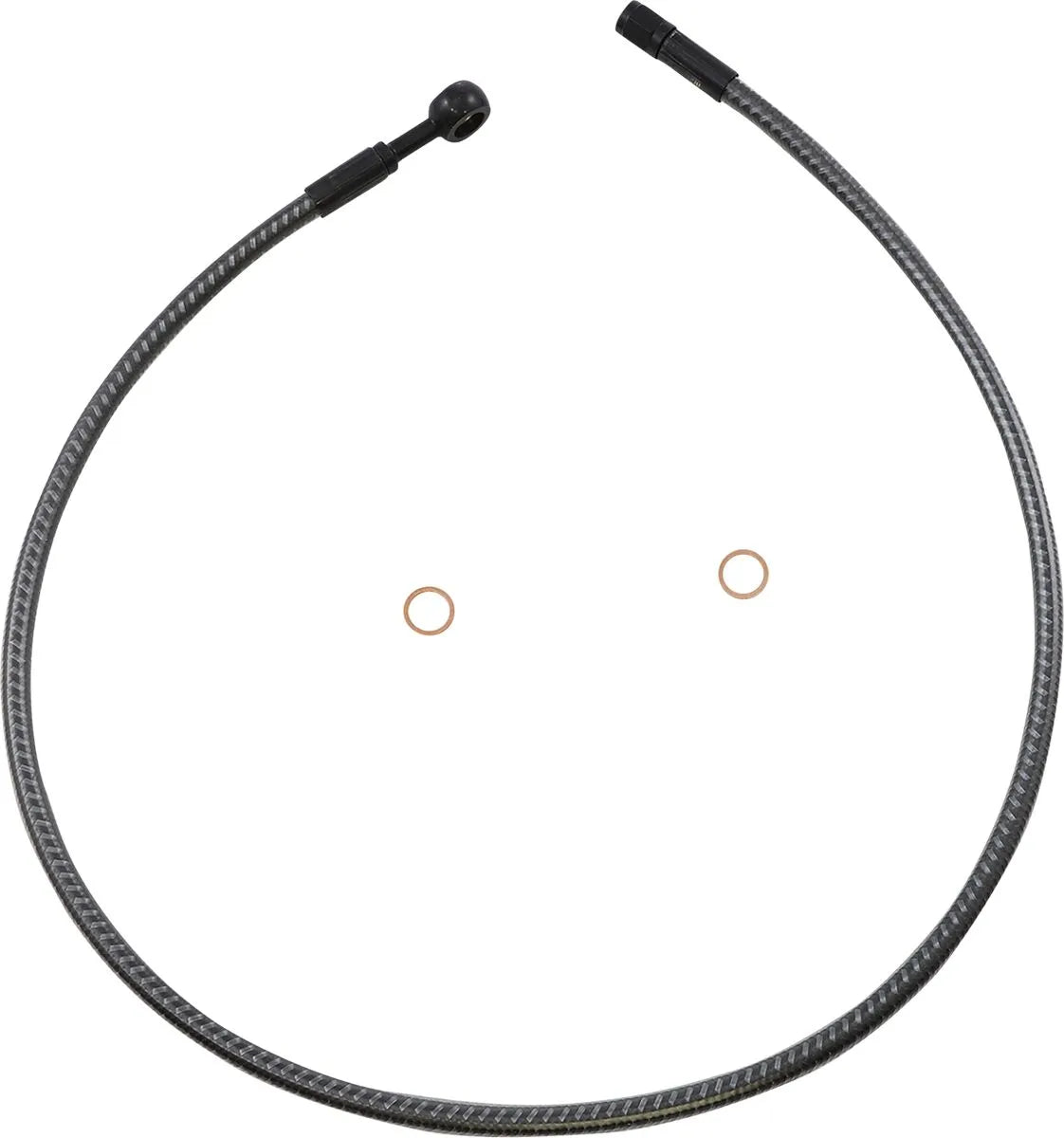 Magnum Shielding Karbonfibr Front Brake Line Kit For Abs