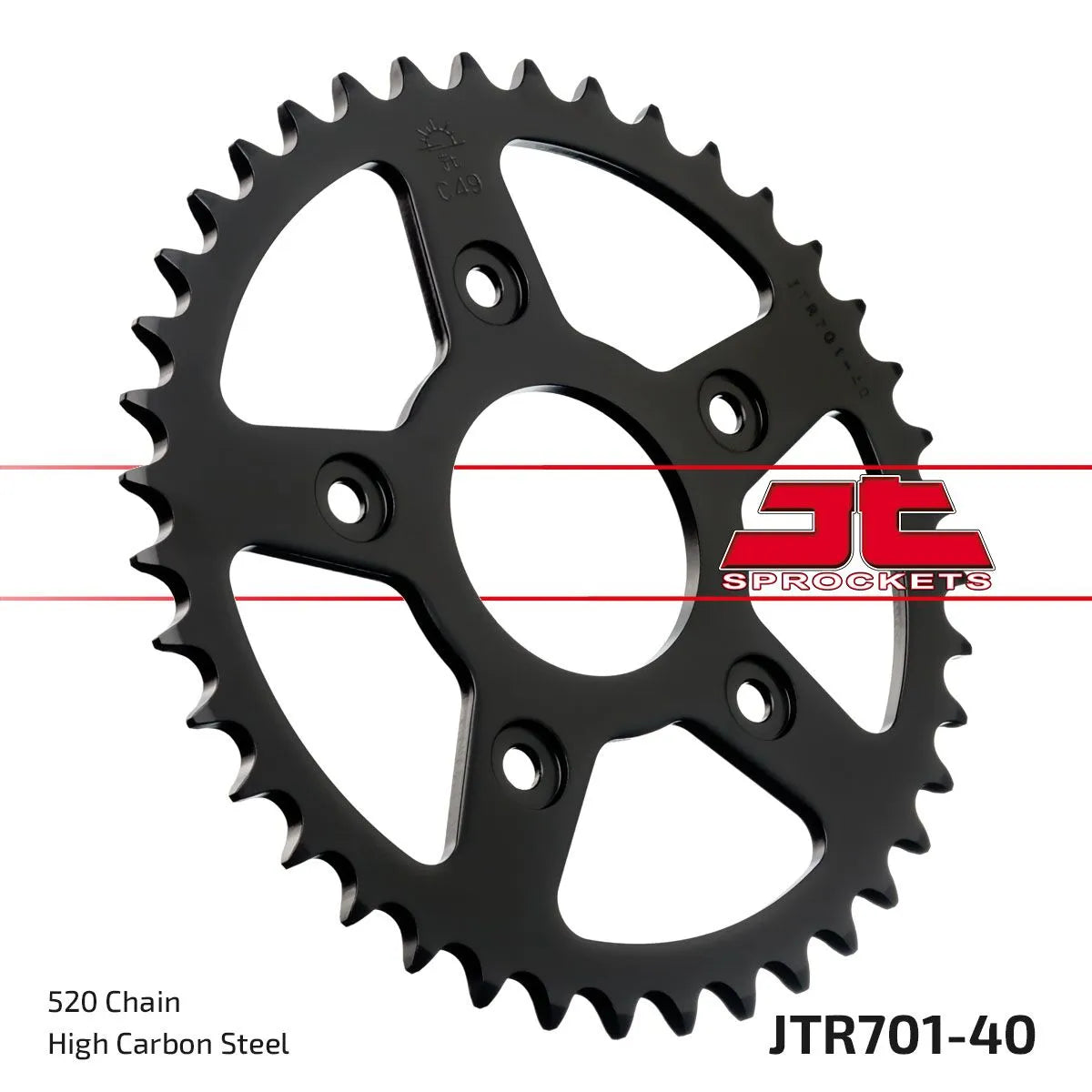 Jt Sprockets Steel Rear Sprocket 520-40t
