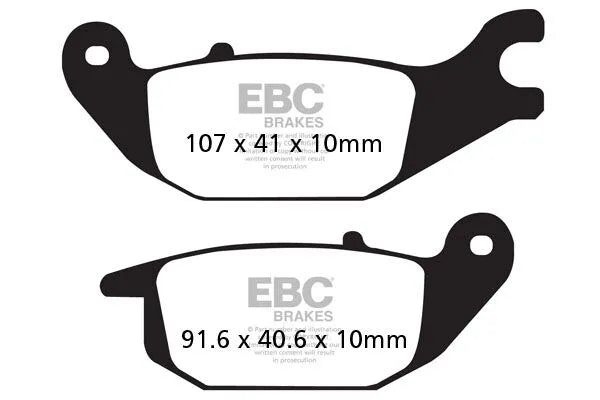 Ebc Sfa Series Organic Brake Pads For Scooters