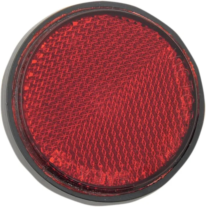 Chris Products Round Red Safety Reflector 2-1/2"
