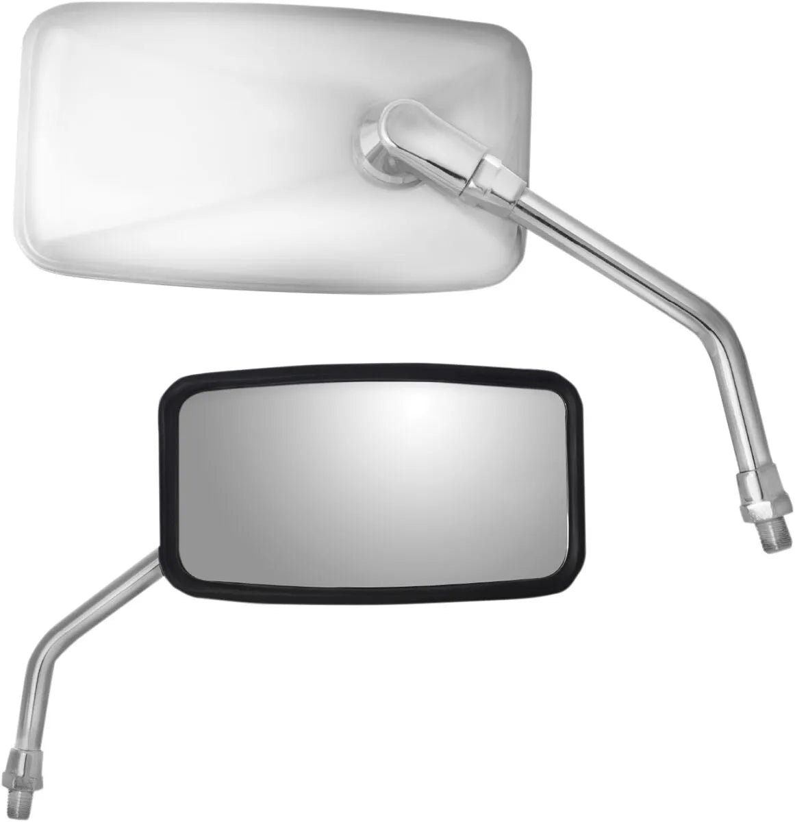Parts Unlimited Stainless Steel Rectangular Mirror