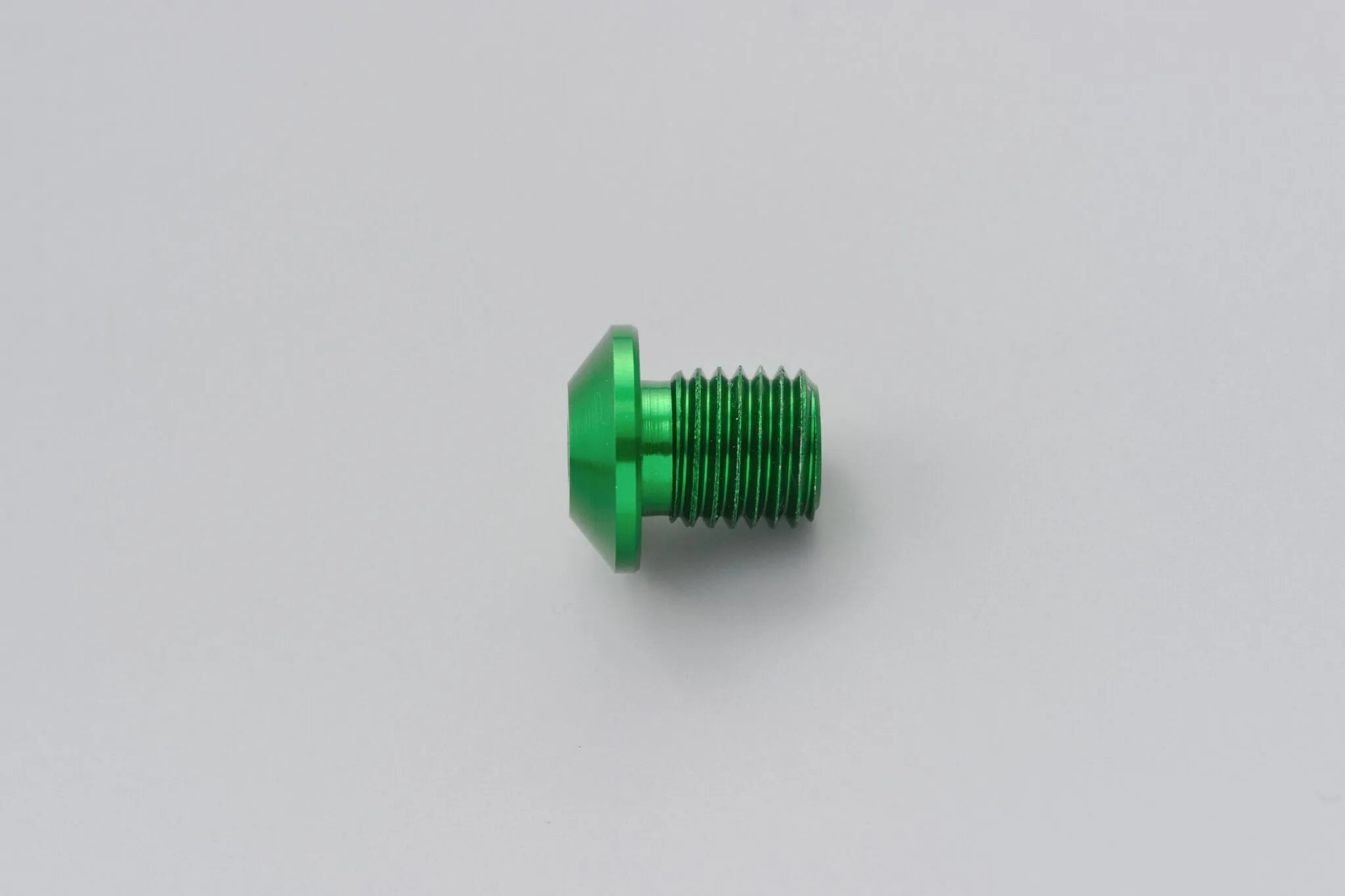 Daytona Mirror Plug Bolt M10 X 1.25 Green Anodized