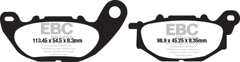 Ebc Fa Series Organic Brake Pads