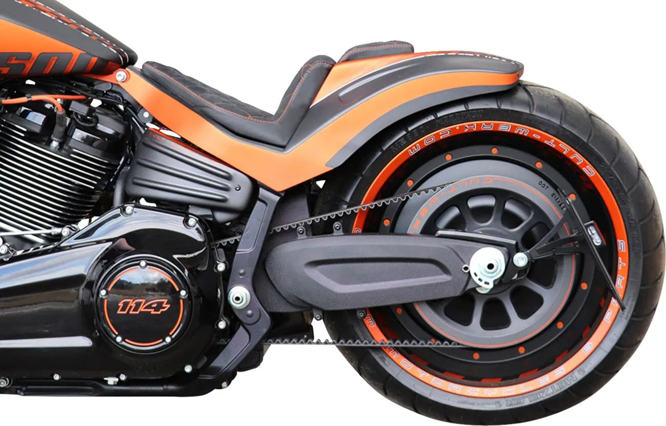 Cult Werk License Plate Holder - Black Steel