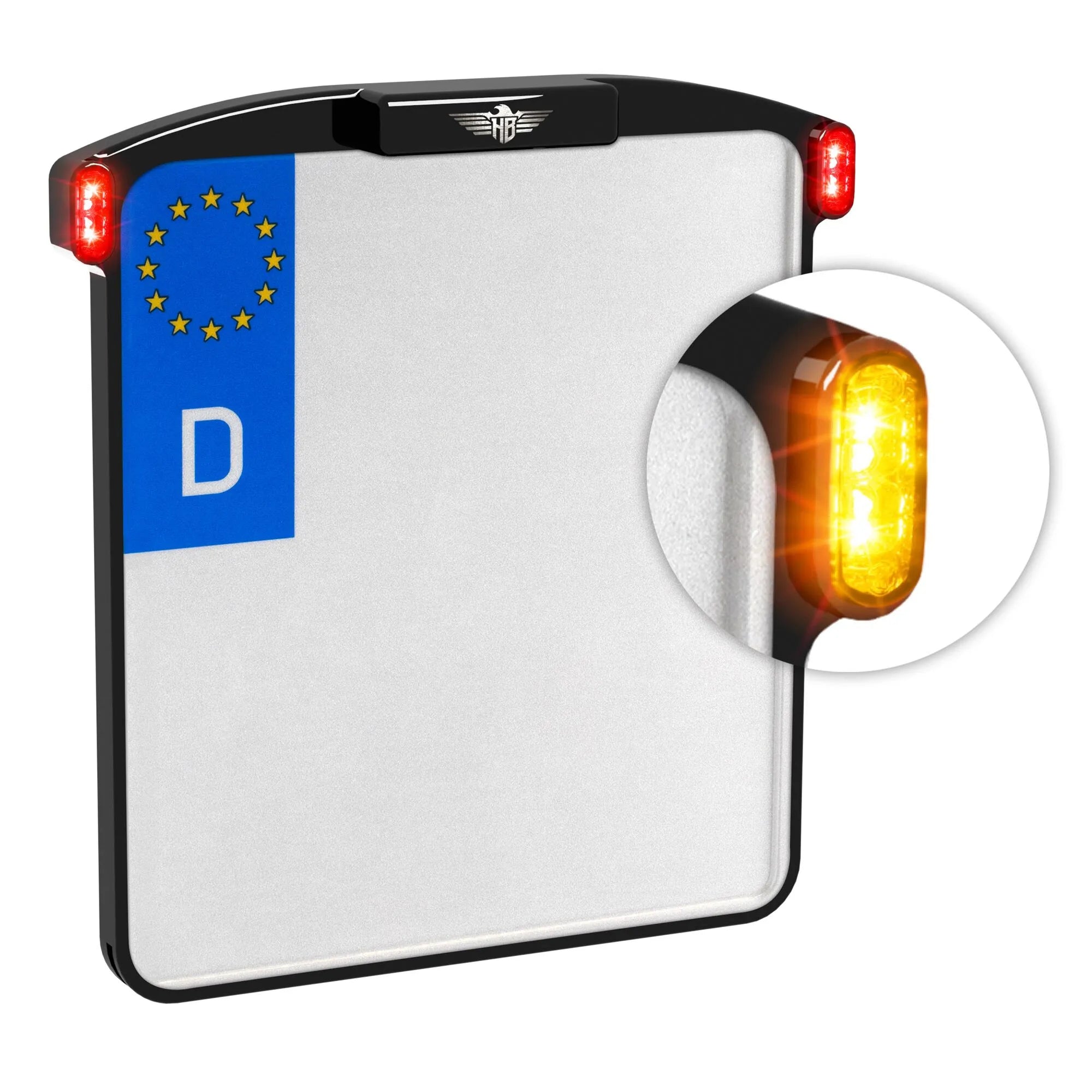 Heinz Bikes Micro License Plate Holder - Rear Mounting