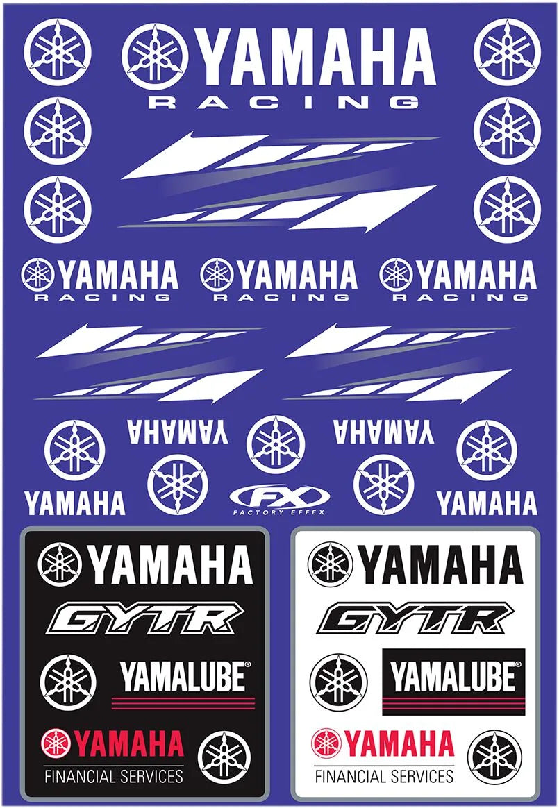 Factory Effex Yamaha Racing Sticker Sheet