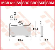 Trw Scr Series Sintered Race Brake Pads For Extreme Braking