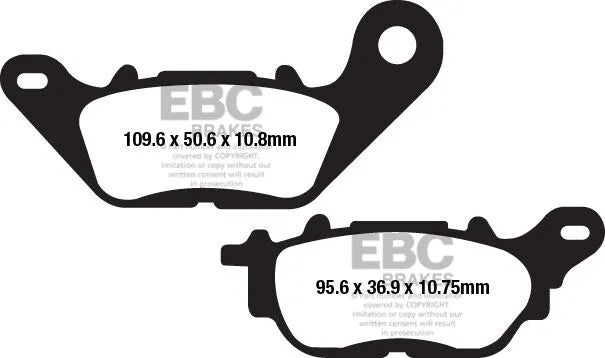 Ebc Fa Series Organic Brake Pads