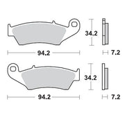 Moto-master Ceramic Brake Pads For Sports Touring Motorcycles