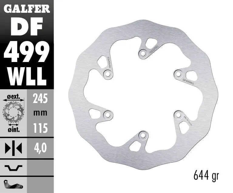 Galfer Wave Brake Rotor - High-performance Replacement