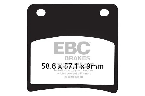 Ebc Vee Semi-sintered Brake Pads