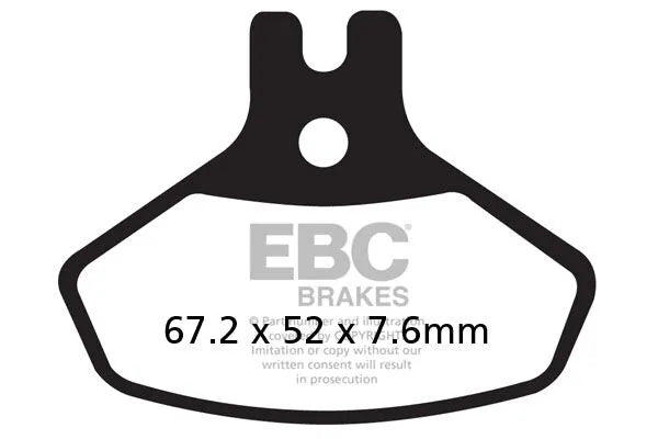 Ebc R Series Sintered Brake Pads For Atv