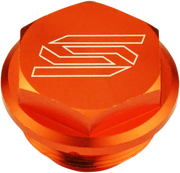 Scar Brake Reservoir Cover - Orange Aluminum