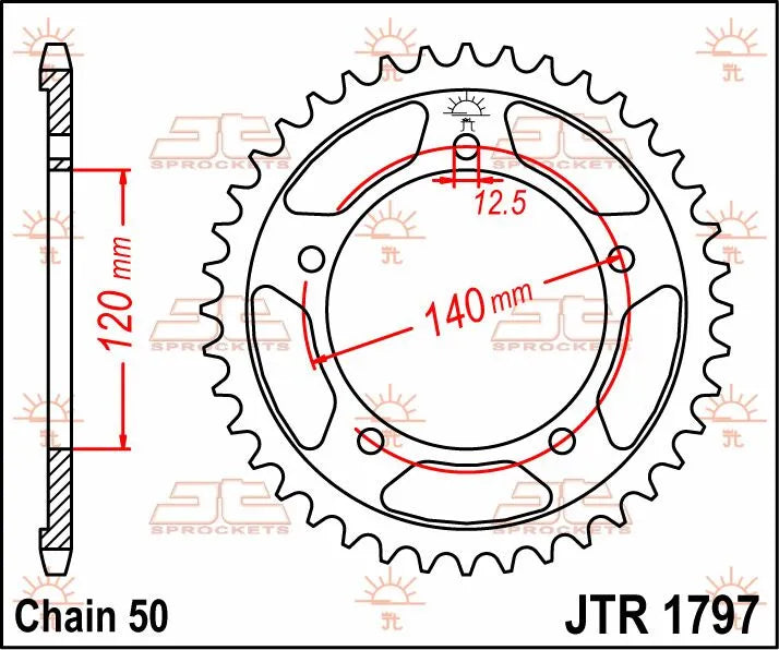Jt Sprockets Steel Rear Sprocket 530-41t