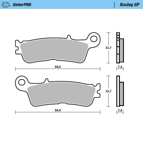 Moto-master Racing Gp Sinterpro Offroad Brake Pads