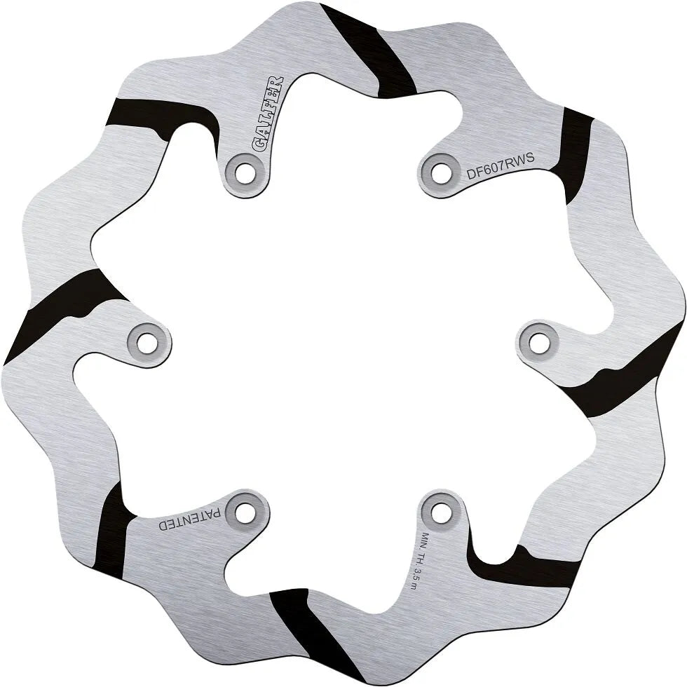 Galfer Fixed Wave Grooved Brake Rotor - Df607rws