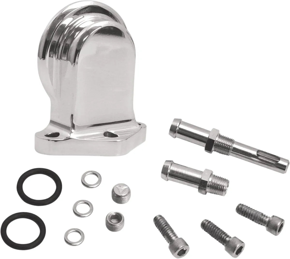 S&s Cycle Oil Filter Mounting Bracket Kit Polished