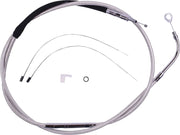 Magnum Shielding Polished Clutch Cable For Harley Davidson