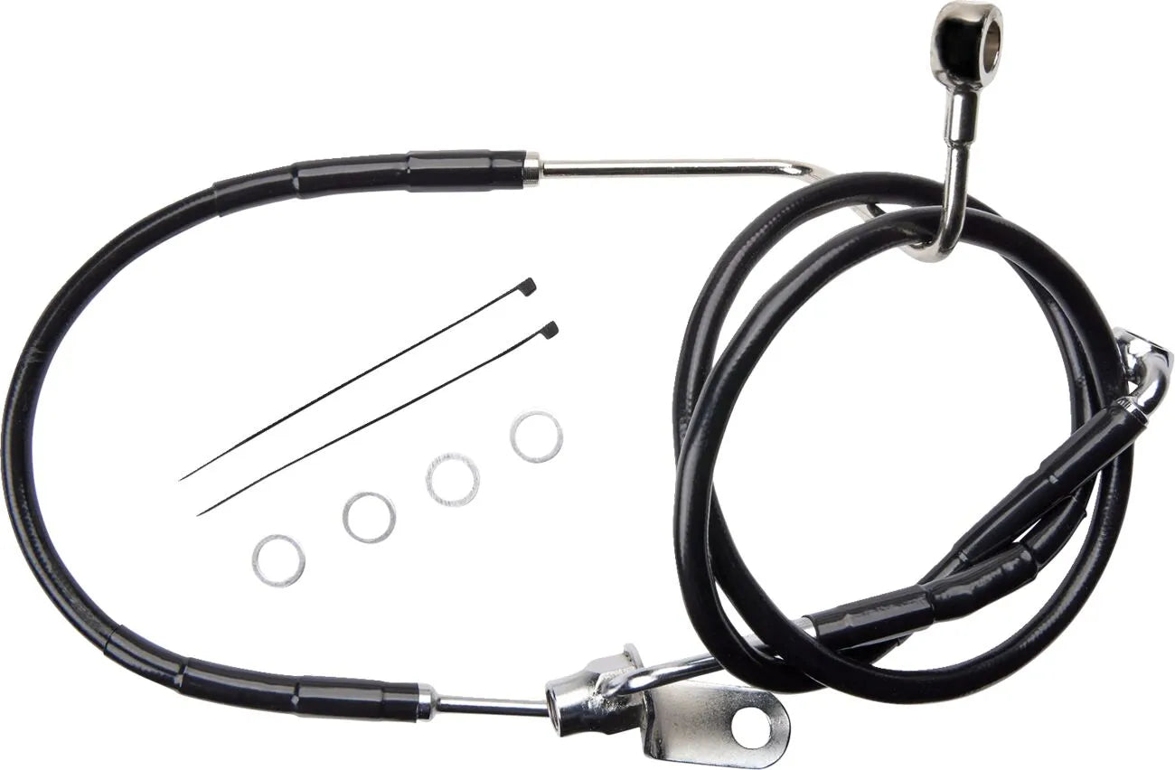 Drag Specialties Rear Brake Line For Non-abs Systems
