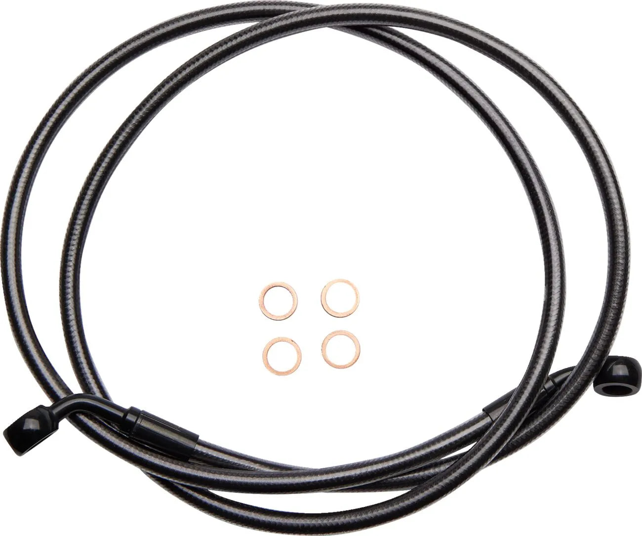 Magnum Shielding Braided Brake Line For Non-abs Models