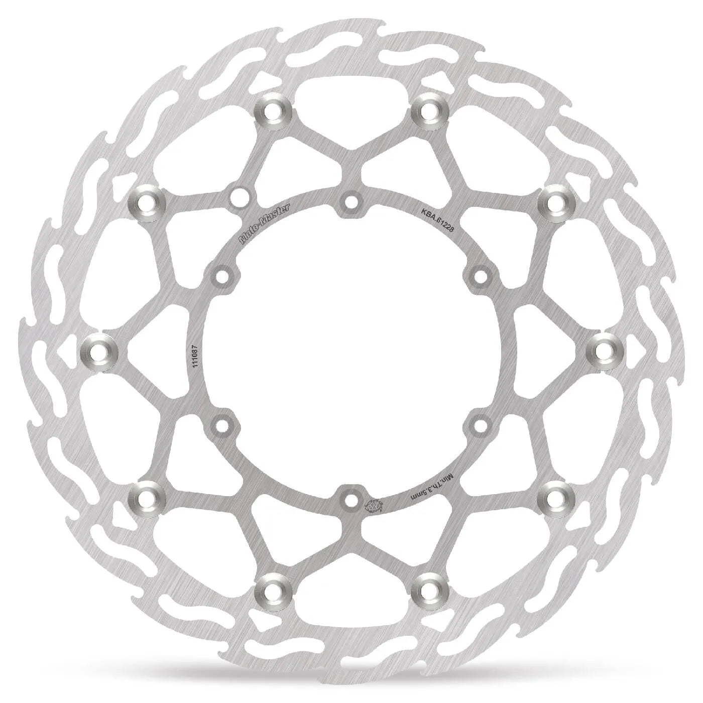 Moto-master Flame Series Brake Rotor For Enhanced Cooling