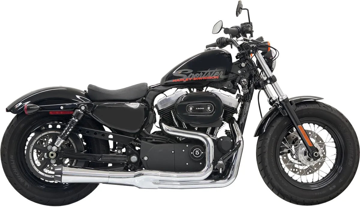 Bassani Xhaust Road Rage Ii Mega Power 2:1 Chrome Exhaust System