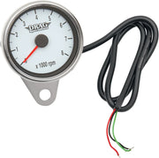 Drag Specialties 2.4" Mini Electronic Tachometer 8000 Rpm
