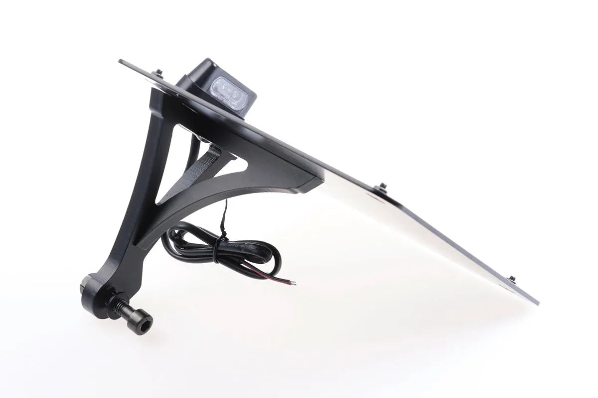 Cult Werk License Plate Holder - Black Steel