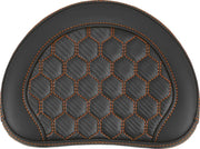 Saddlemen Roadsofa Sissy Bar Pad - Black/orange