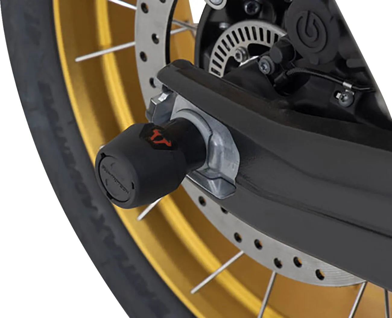 Sw-motech Rear Axle Slider - Enhanced Protection