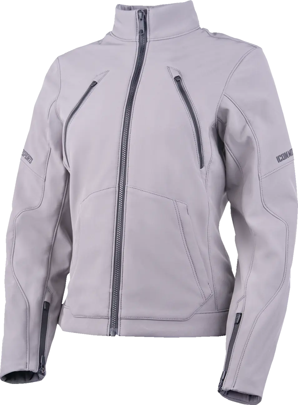 Icon Women's Merc3™ Textile Motorcycle Jacket - Gray