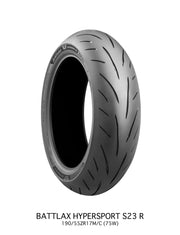 Bridgestone Battlax Hypersport S23 Tire - 190/55zr17 Rear