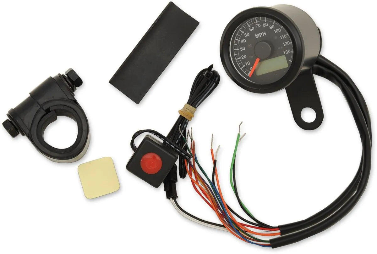 Drag Specialties 1-7/8" Programmable Speedometer