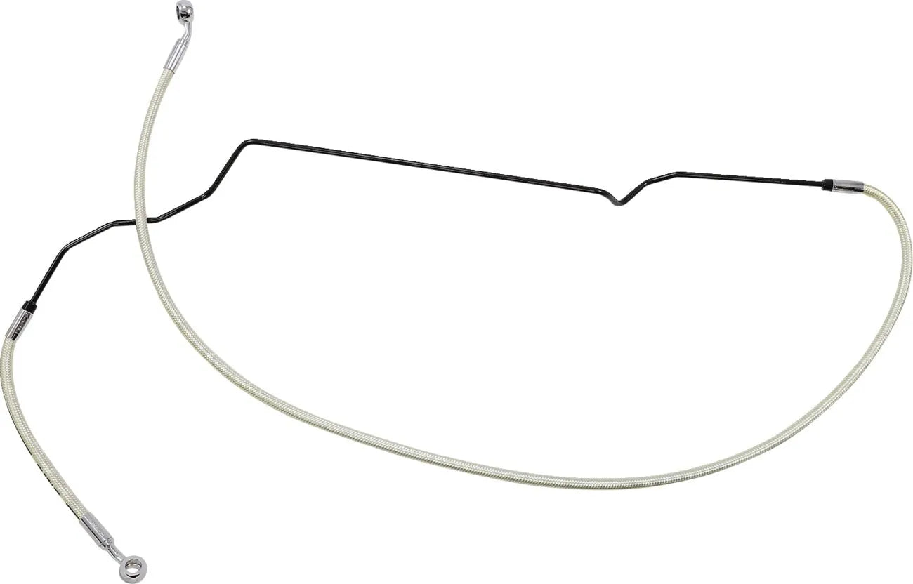 Magnum Shielding Braided Front Brake Line For Abs