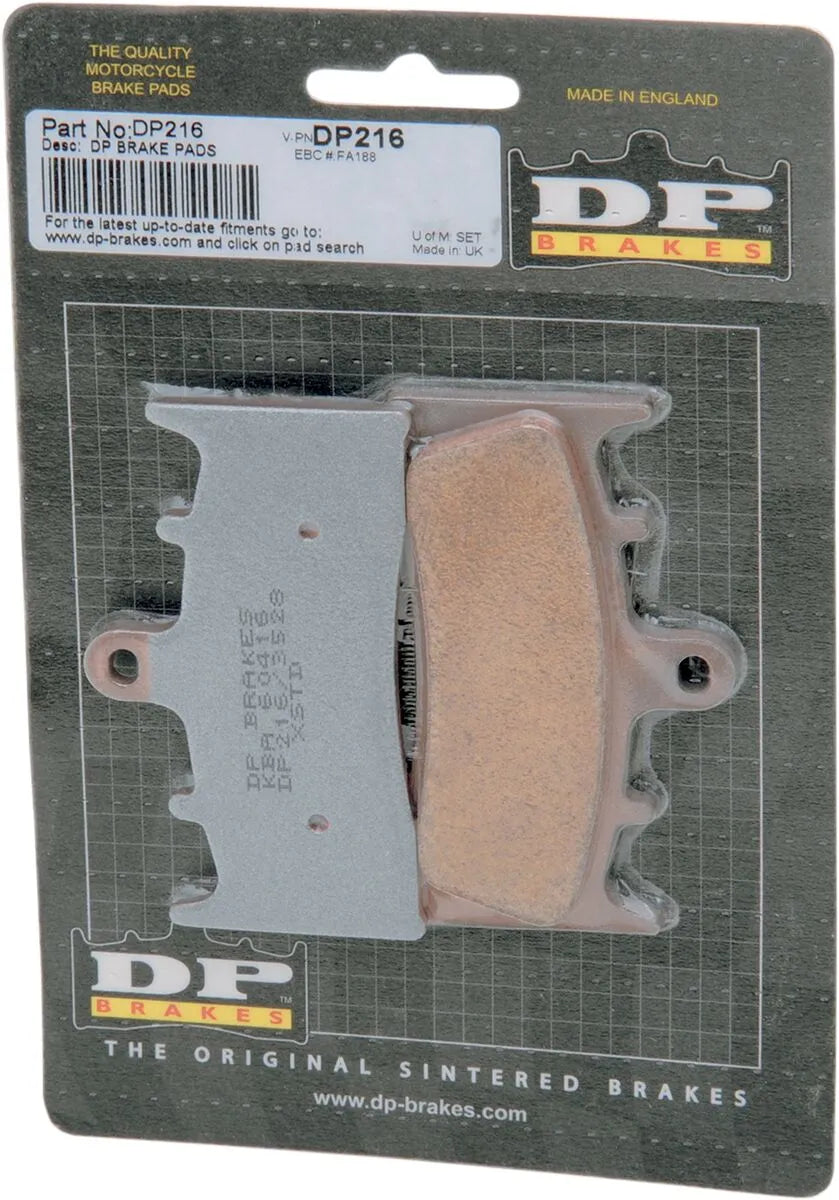 Dp Brakes Standard Sintered Brake Pads Dp216