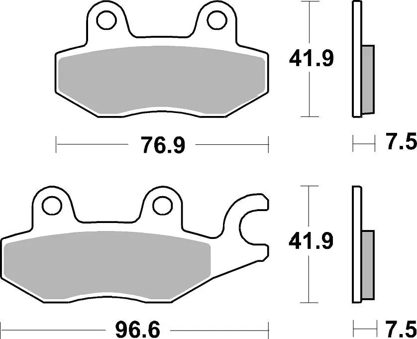 Sbs Si Offroad Sintered Brake Pads