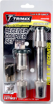 Trimax Premium Coupler And Receiver Lock Set
