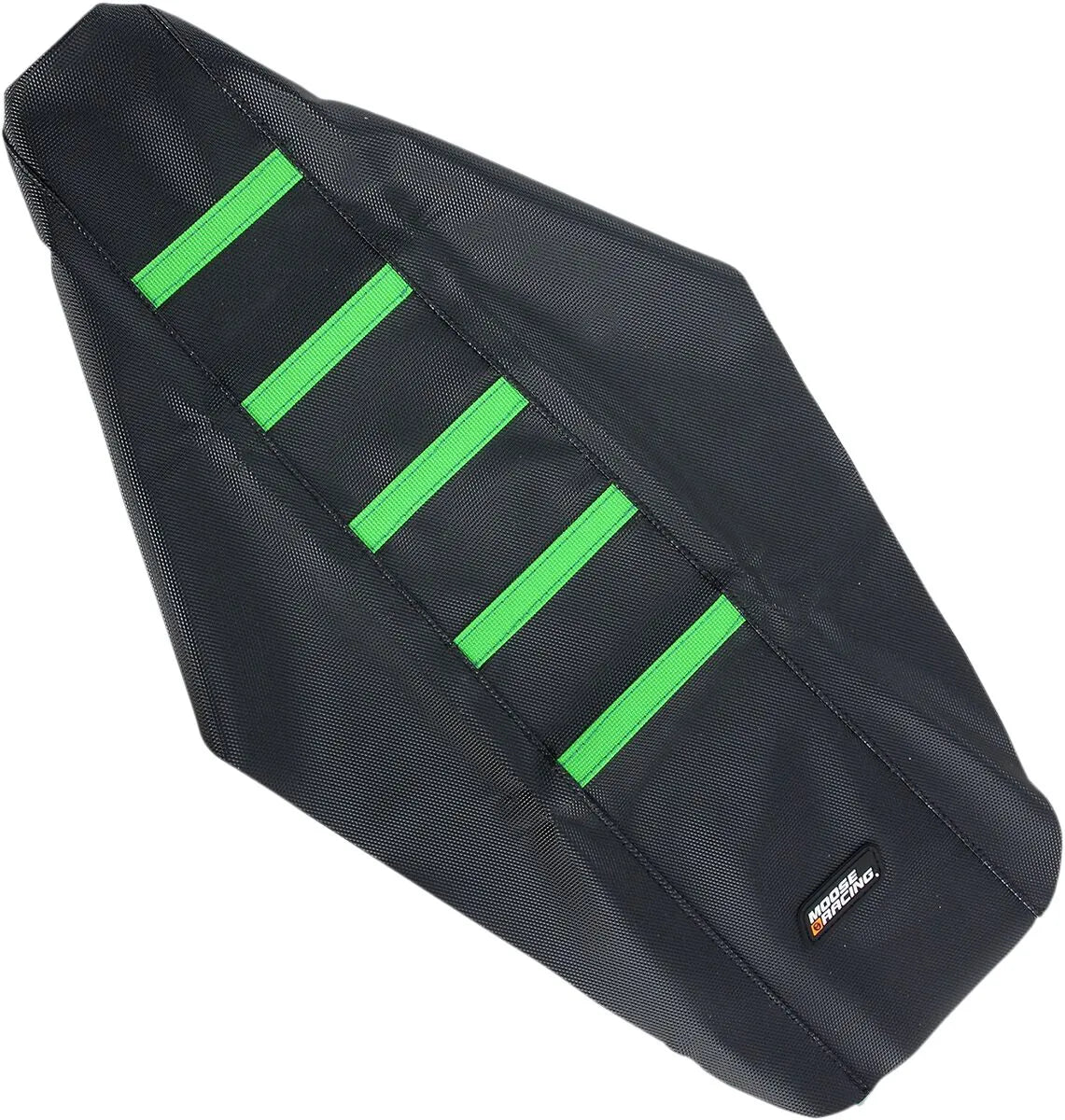 Moose Offroad Ribbed Seat Cover - Black/green