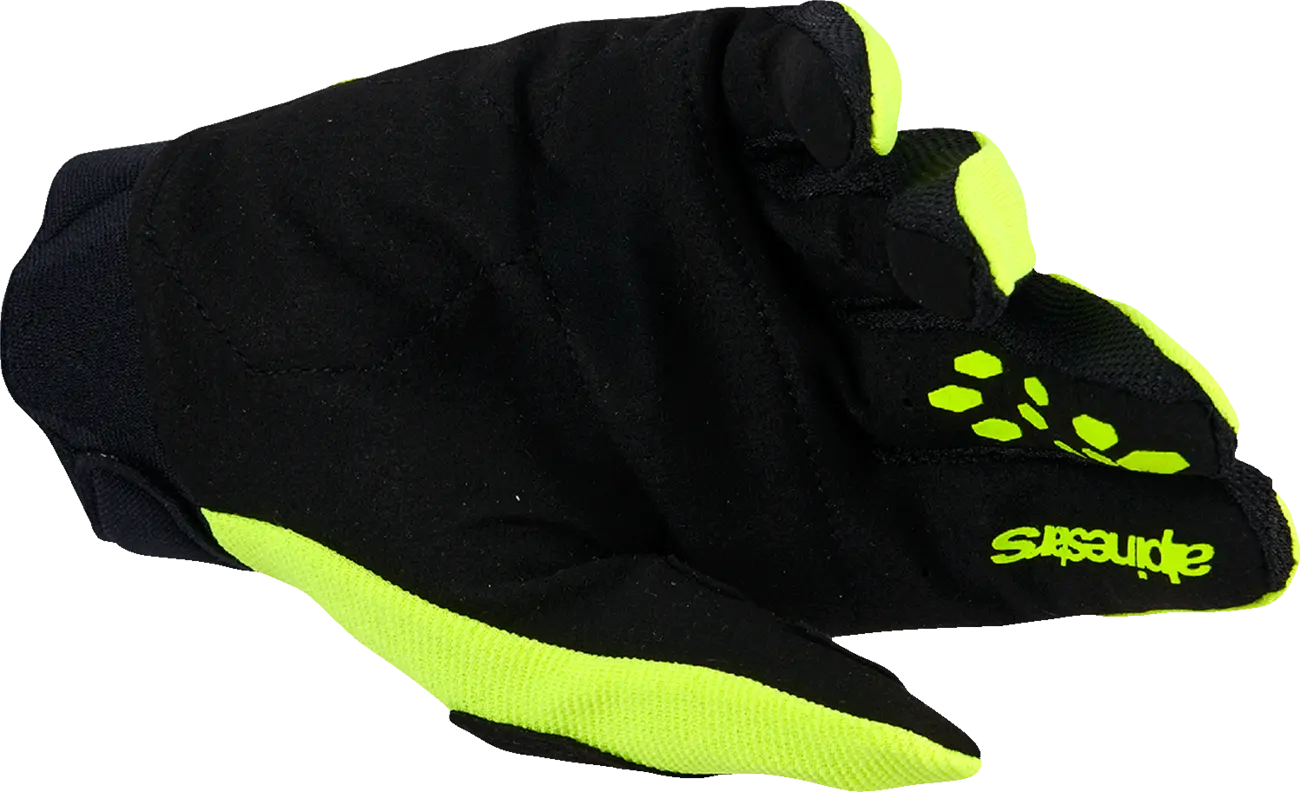 Alpinestars Full Bore V2 Mx Gloves - Black/Fluorescent Yellow