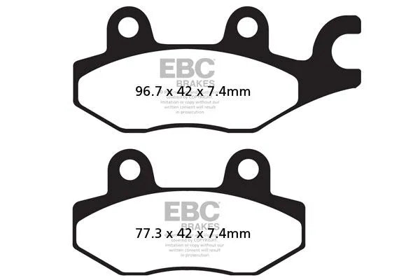 Ebc Fa-hh Series Sintered Brake Pads For Road Use