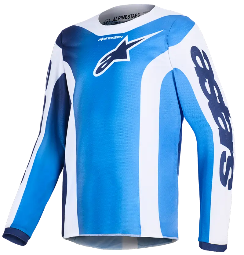 Alpinestars Youth Fluid Portl Jersey - Black/White