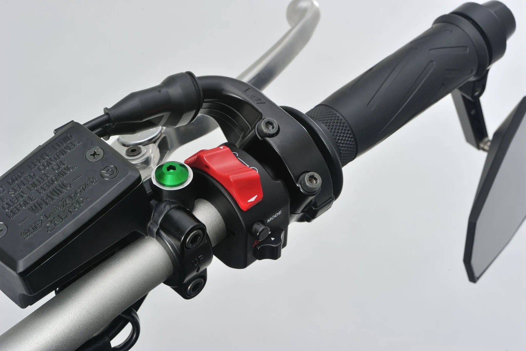 Daytona Mirror Plug Bolt M10 X 1.25 Green Anodized