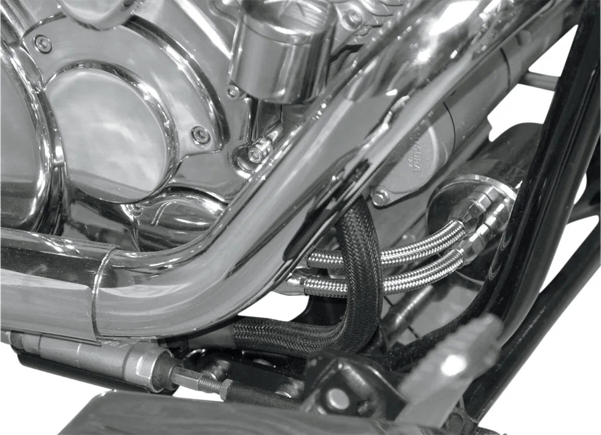 Baron V-star Oil Filter Relocation Kit