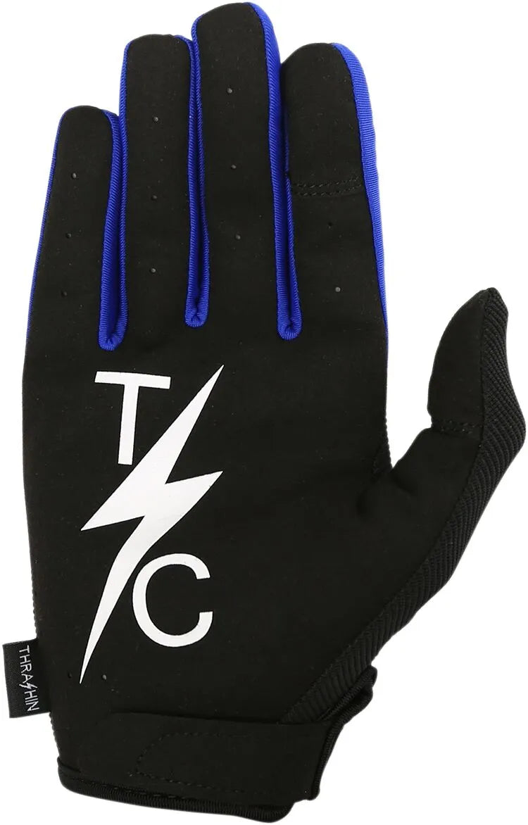 Thrashin Supply Co. Stealth Gloves - Black/Blue